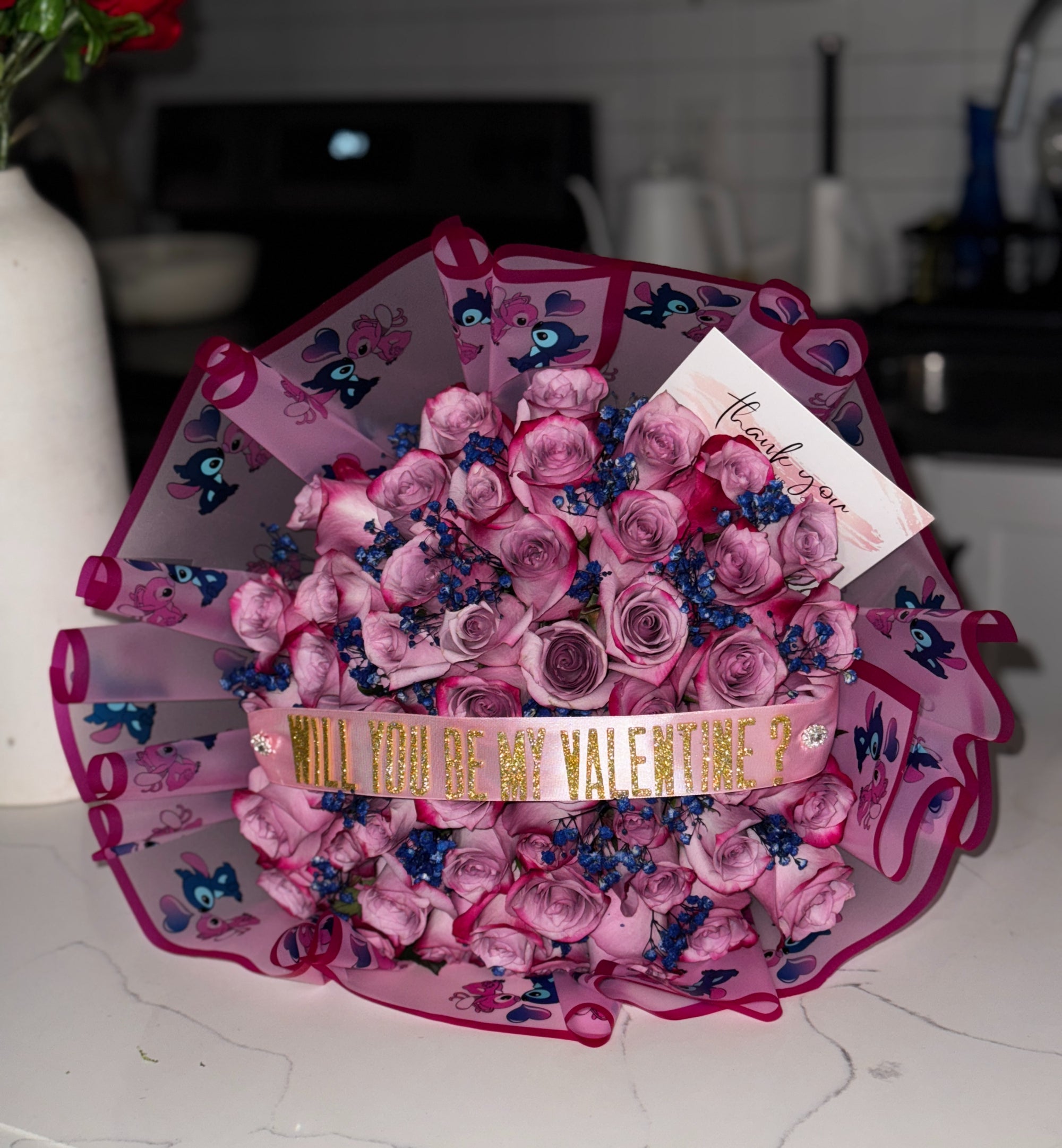 Pink Stitch Bouquet image 1