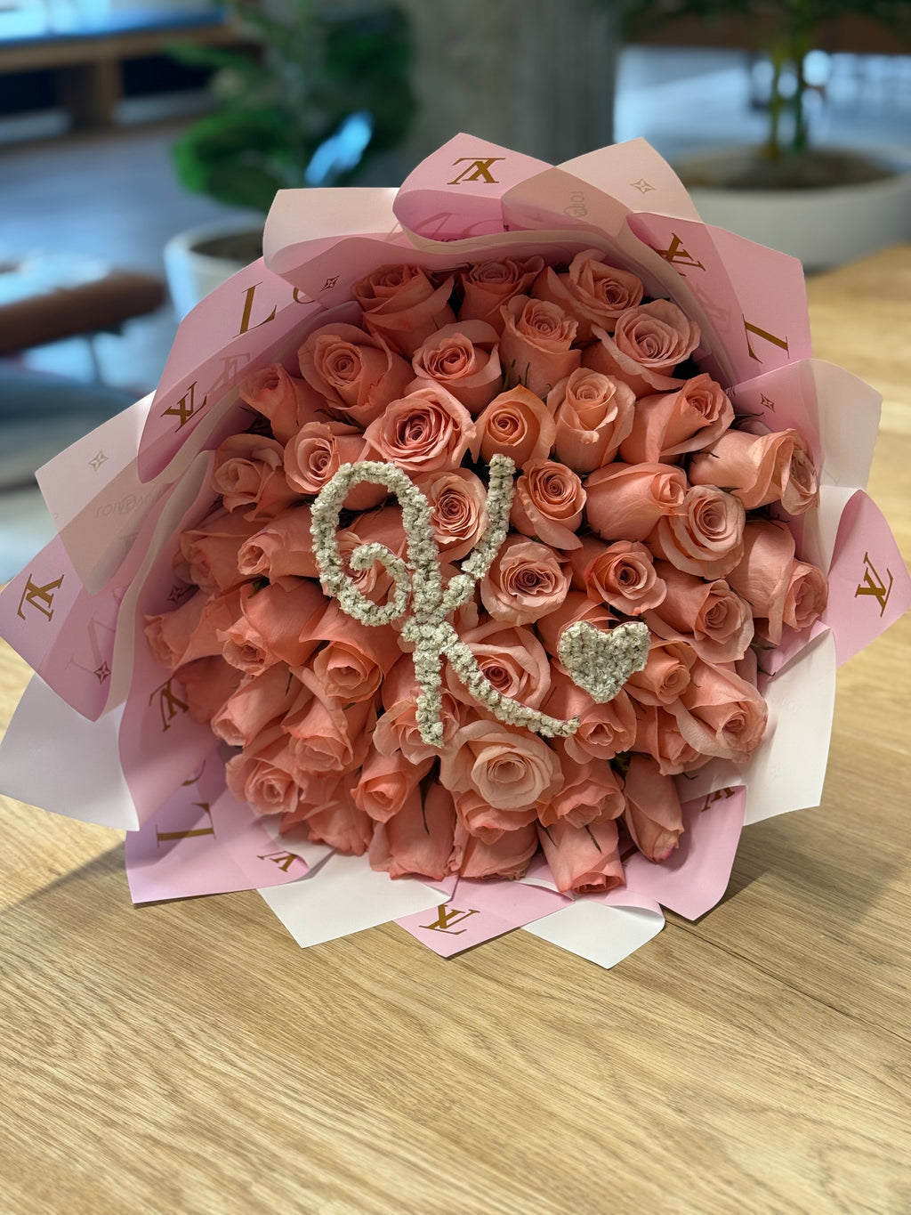 Kissed in Pink Luxury Rose Bouquet