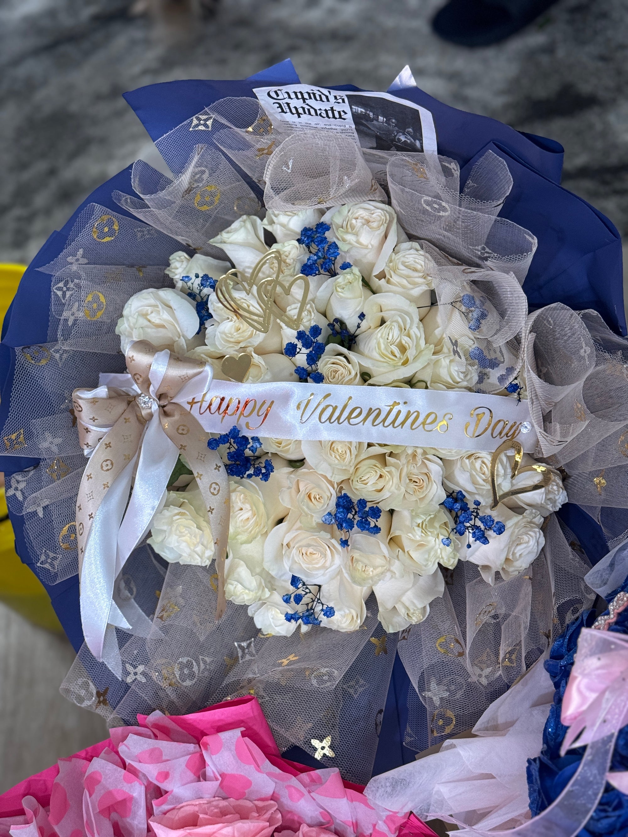 LV Denim Blooms