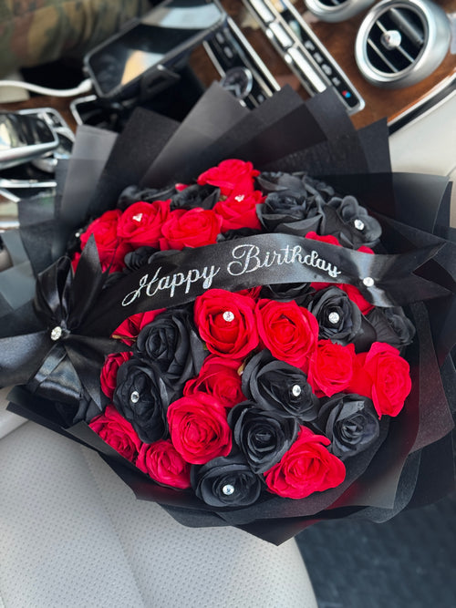 Birthday Bouquet Red & Black image 0