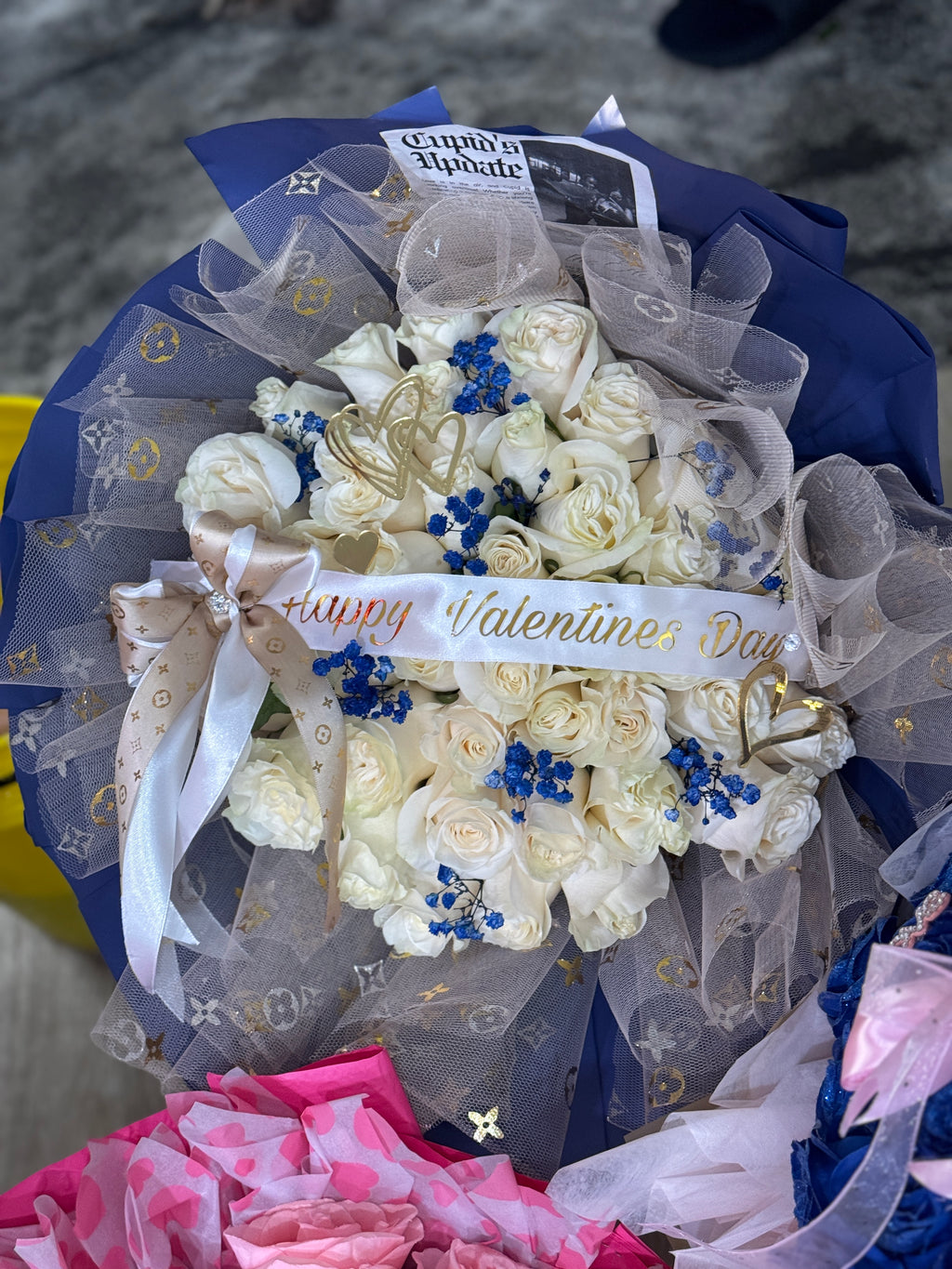 LV Denim Blooms