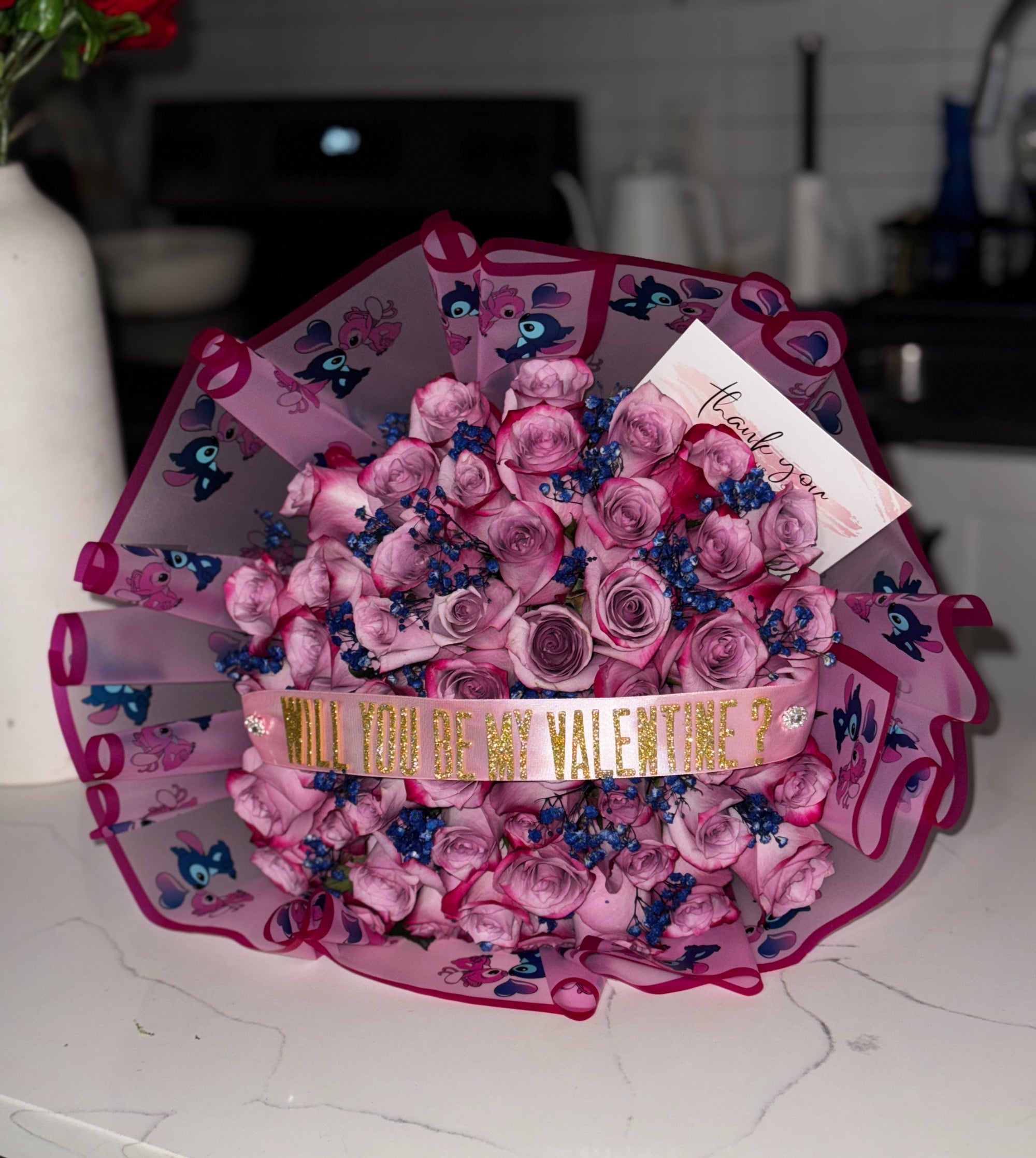 Pink Stitch Bouquet image 0